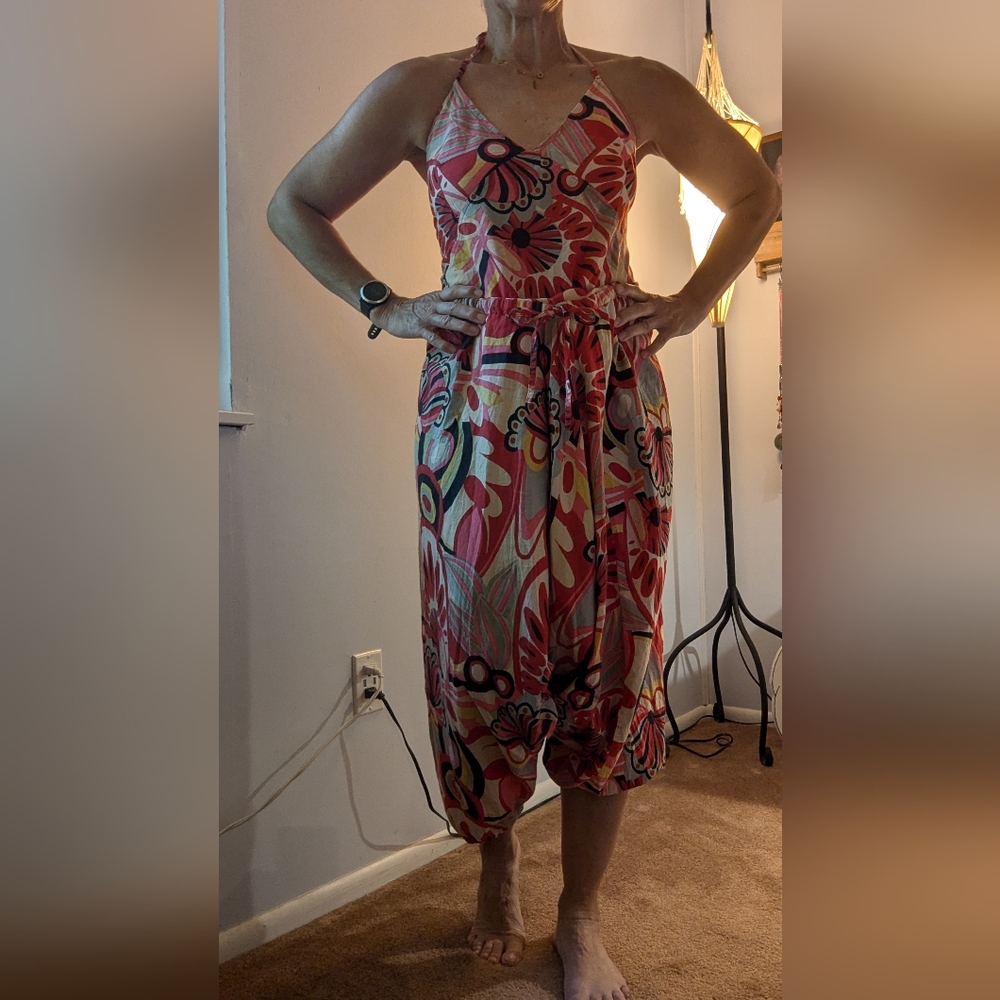 French Made "Aller Simplement" Multi Color Bohemi… - image 2